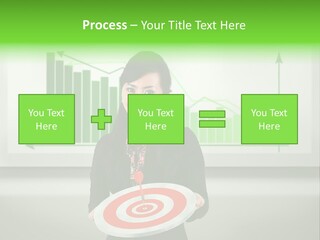 Statistics Target Whiteboard PowerPoint Template
