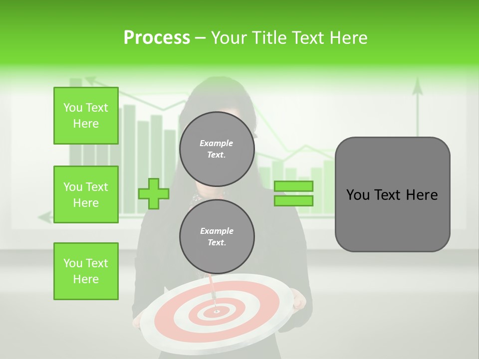 Statistics Target Whiteboard PowerPoint Template