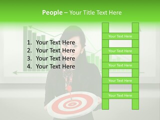 Statistics Target Whiteboard PowerPoint Template