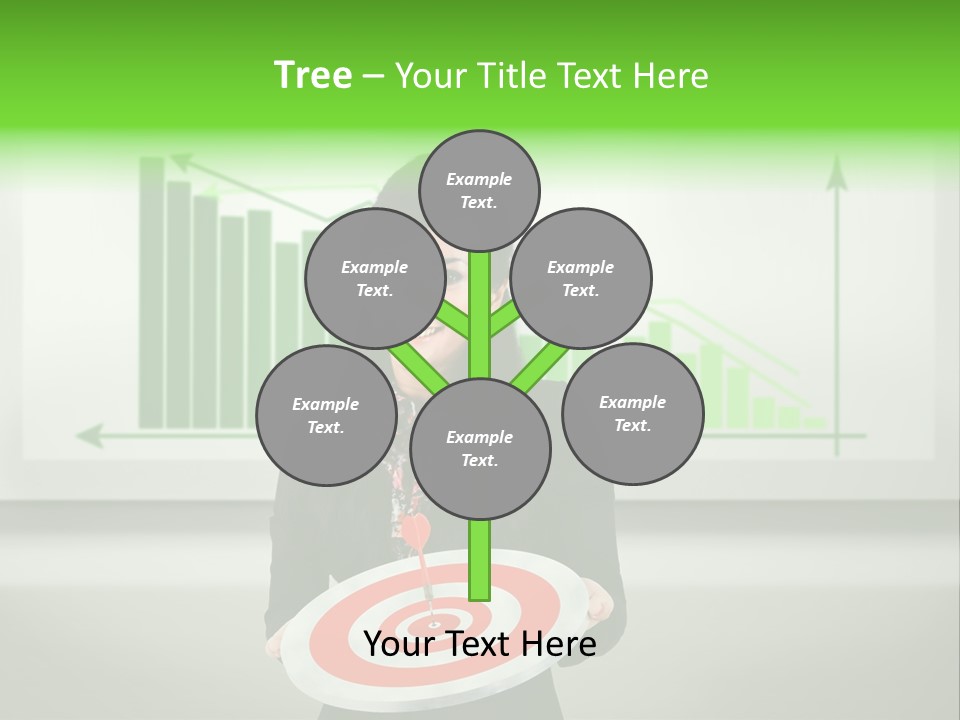 Statistics Target Whiteboard PowerPoint Template