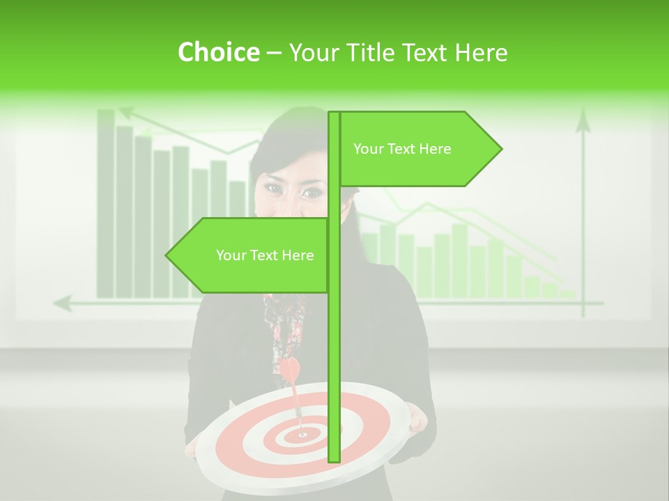 Statistics Target Whiteboard PowerPoint Template