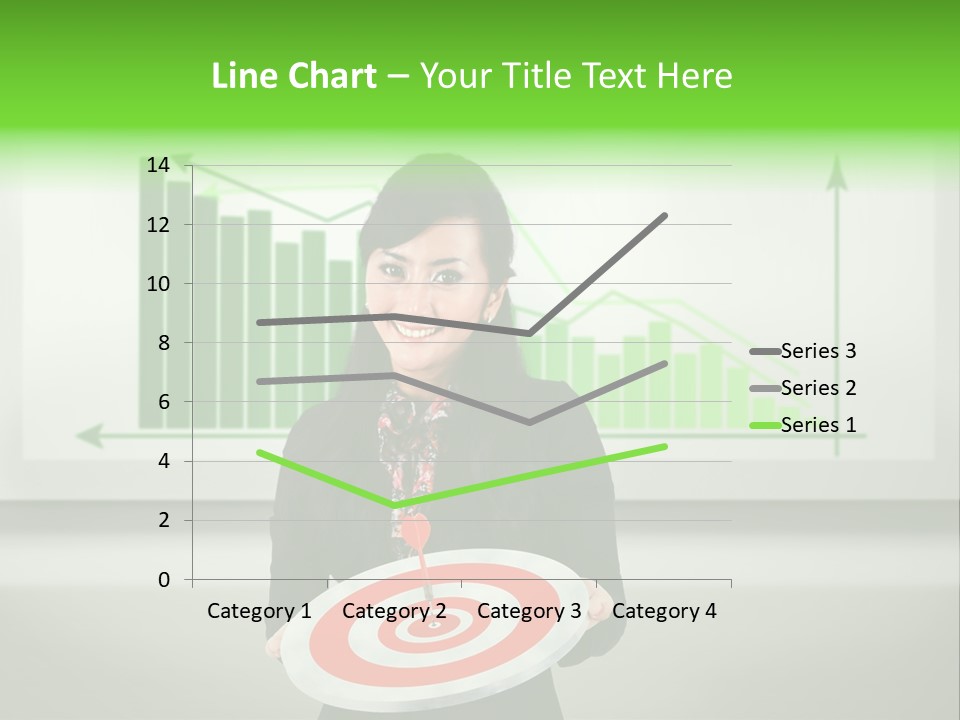 Statistics Target Whiteboard PowerPoint Template