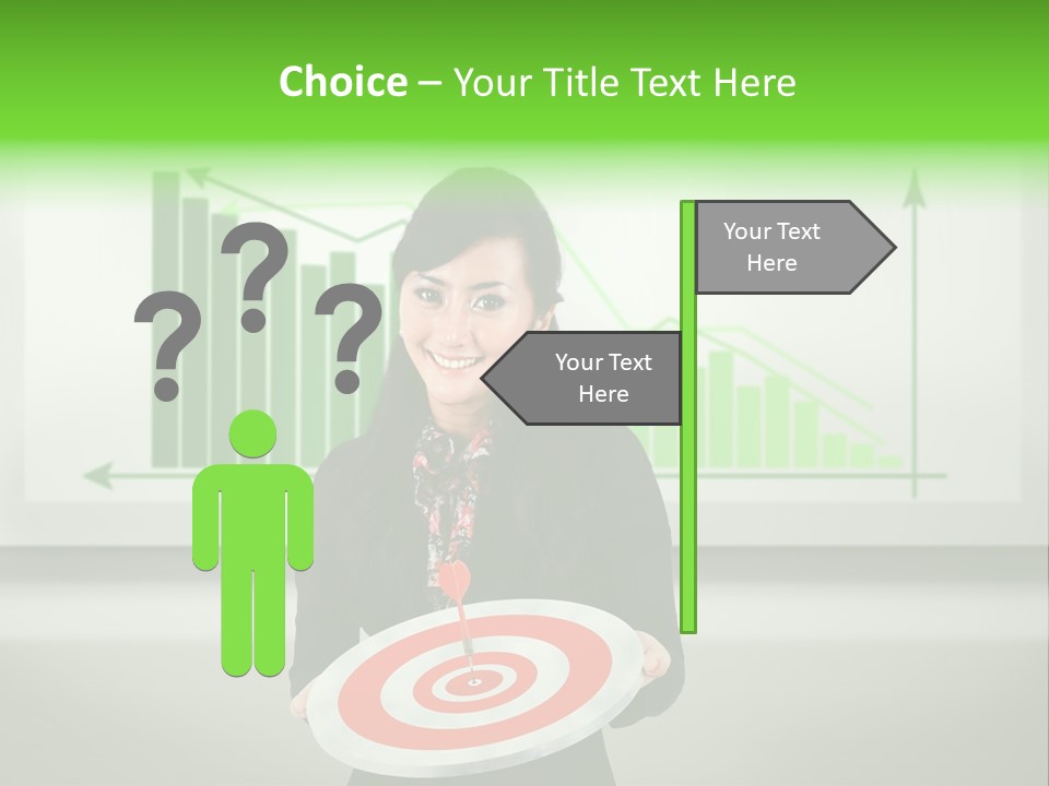 Statistics Target Whiteboard PowerPoint Template