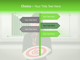 Statistics Target Whiteboard PowerPoint Template