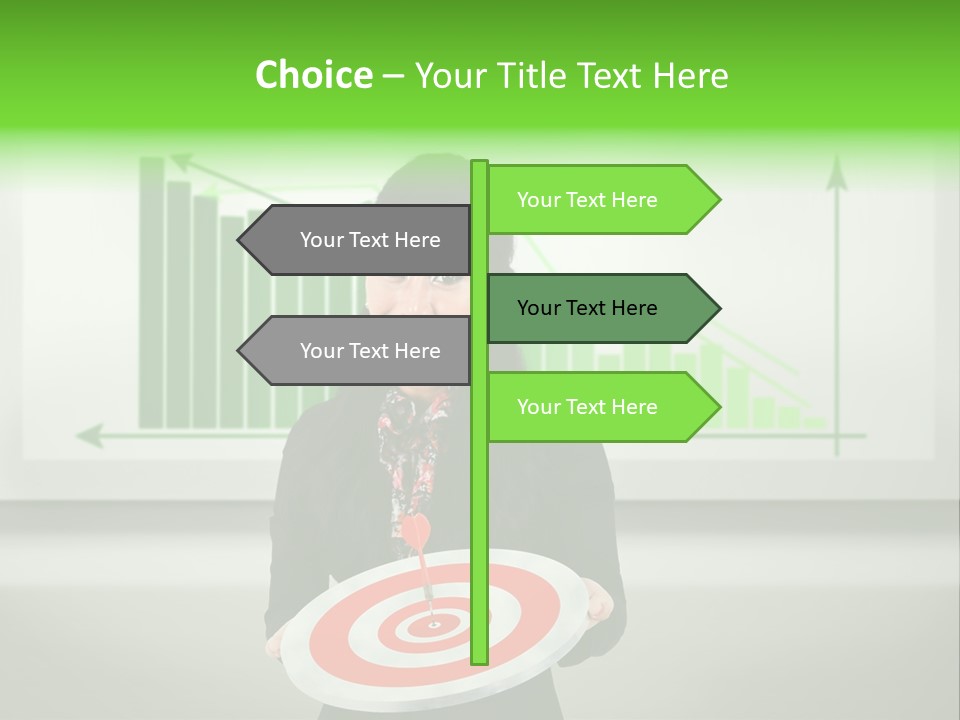 Statistics Target Whiteboard PowerPoint Template