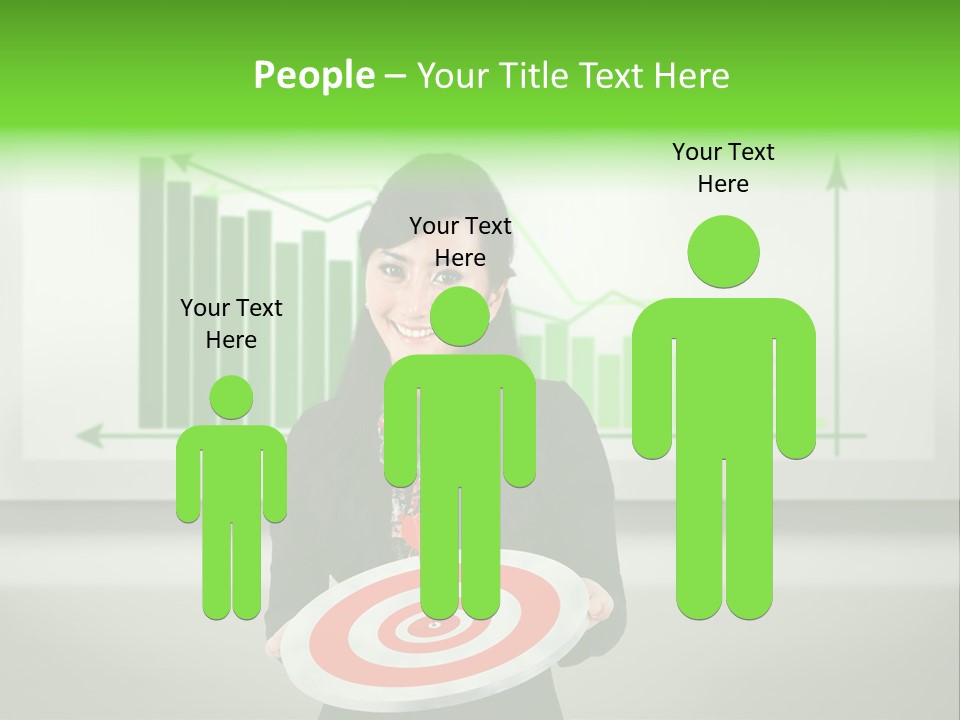 Statistics Target Whiteboard PowerPoint Template