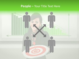 Statistics Target Whiteboard PowerPoint Template