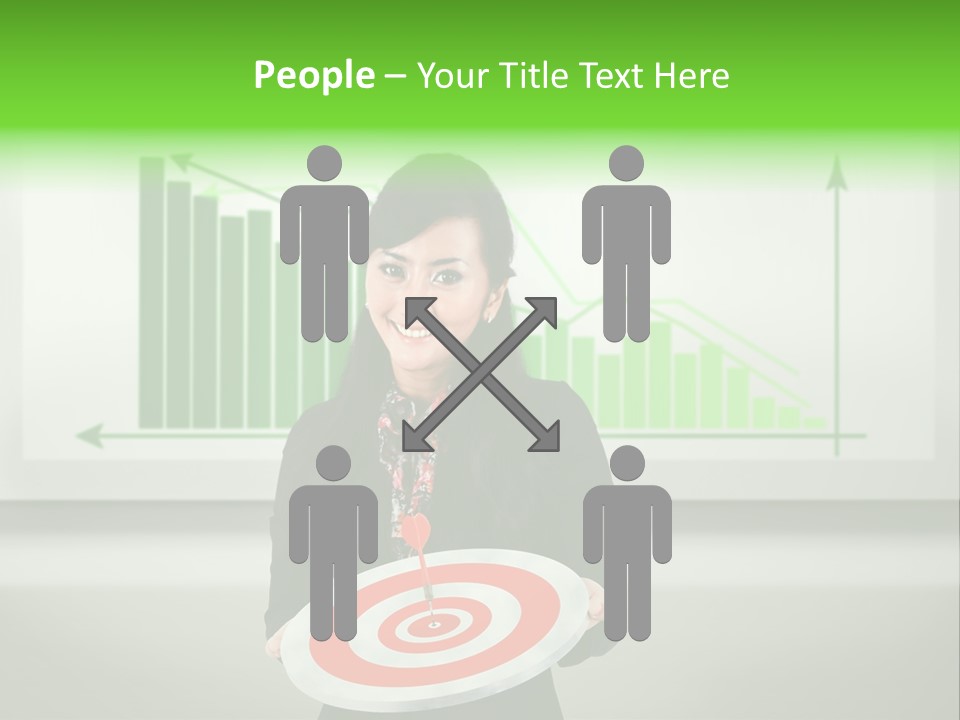 Statistics Target Whiteboard PowerPoint Template