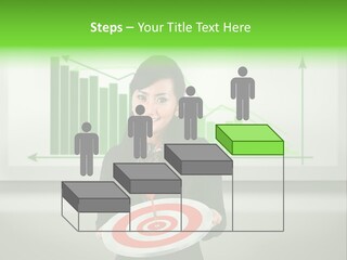 Statistics Target Whiteboard PowerPoint Template