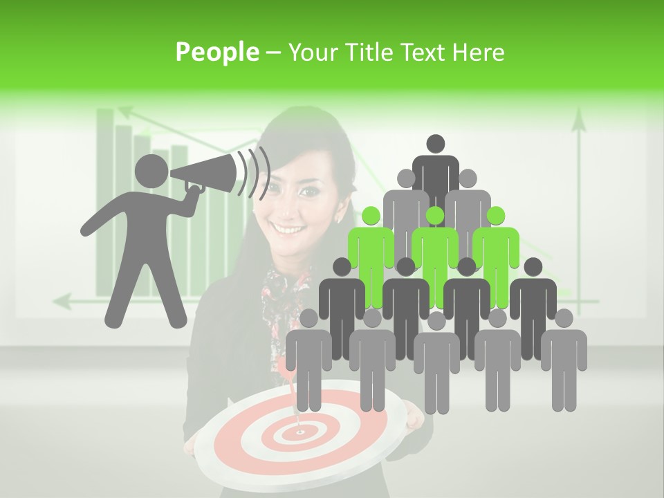 Statistics Target Whiteboard PowerPoint Template