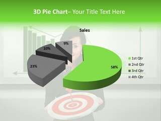 Statistics Target Whiteboard PowerPoint Template