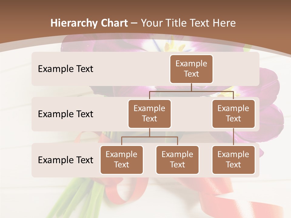 Bunch Of Blossom Card PowerPoint Template