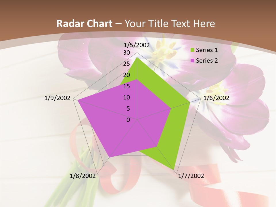 Bunch Of Blossom Card PowerPoint Template