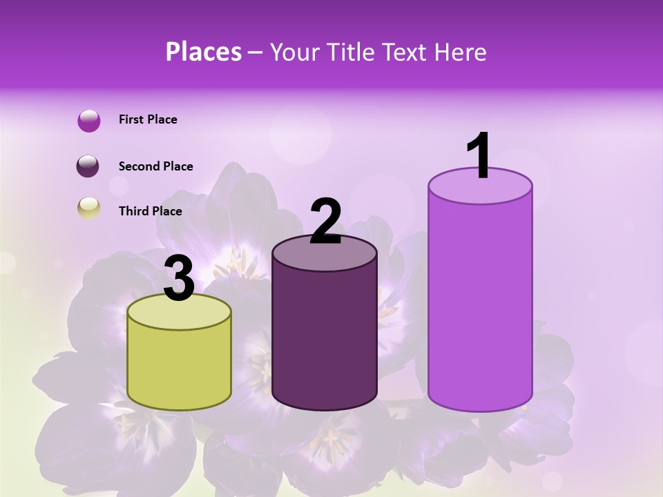 Bunch Of Blossom Sweet PowerPoint Template