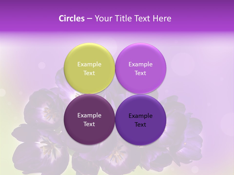 Bunch Of Blossom Sweet PowerPoint Template