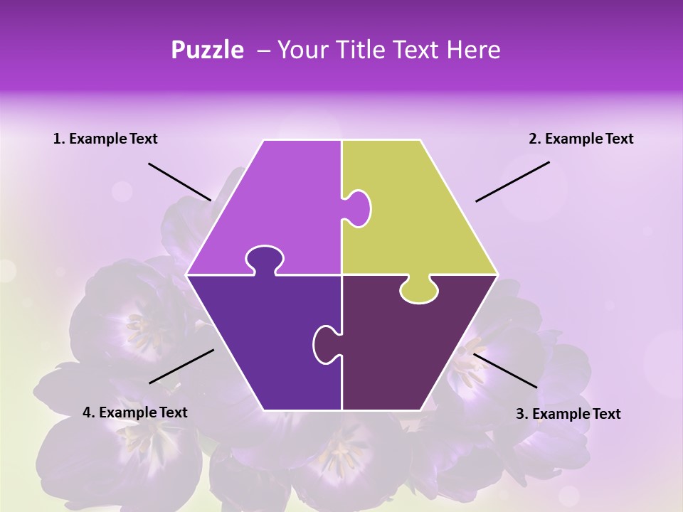 Bunch Of Blossom Sweet PowerPoint Template