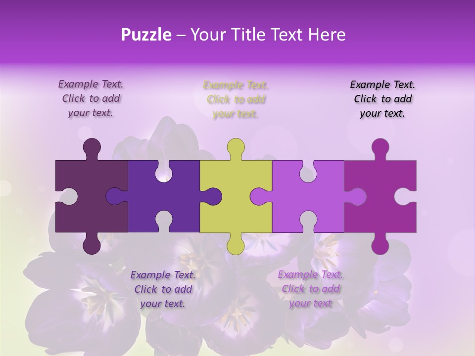 Bunch Of Blossom Sweet PowerPoint Template