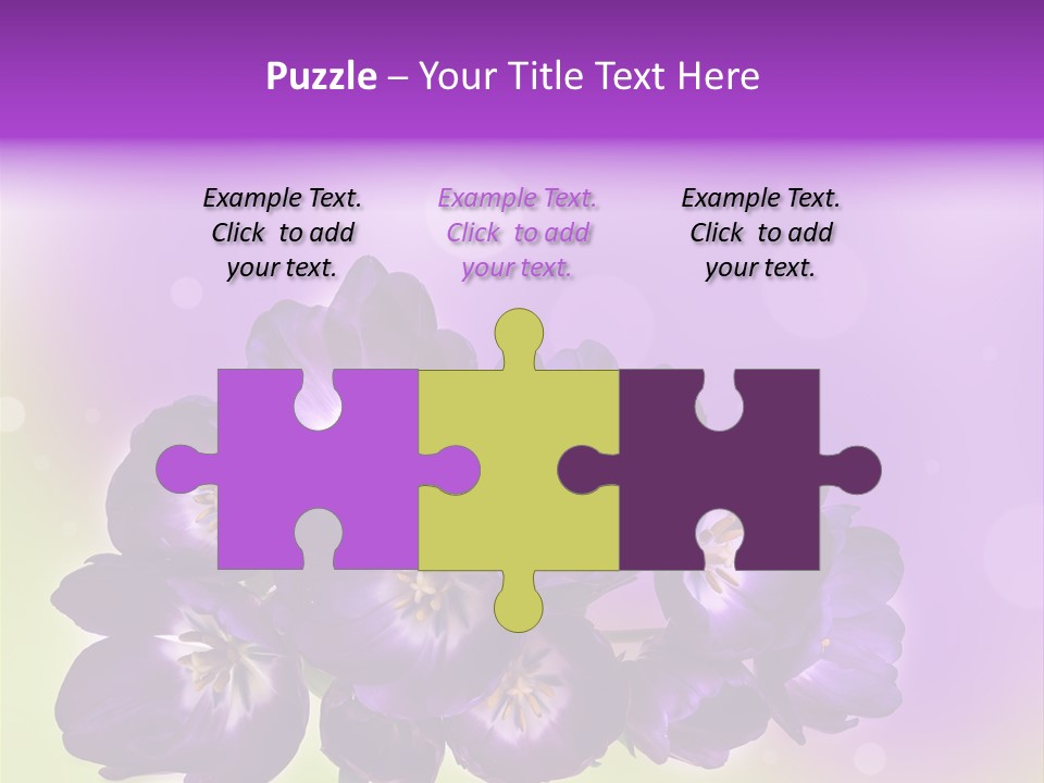 Bunch Of Blossom Sweet PowerPoint Template