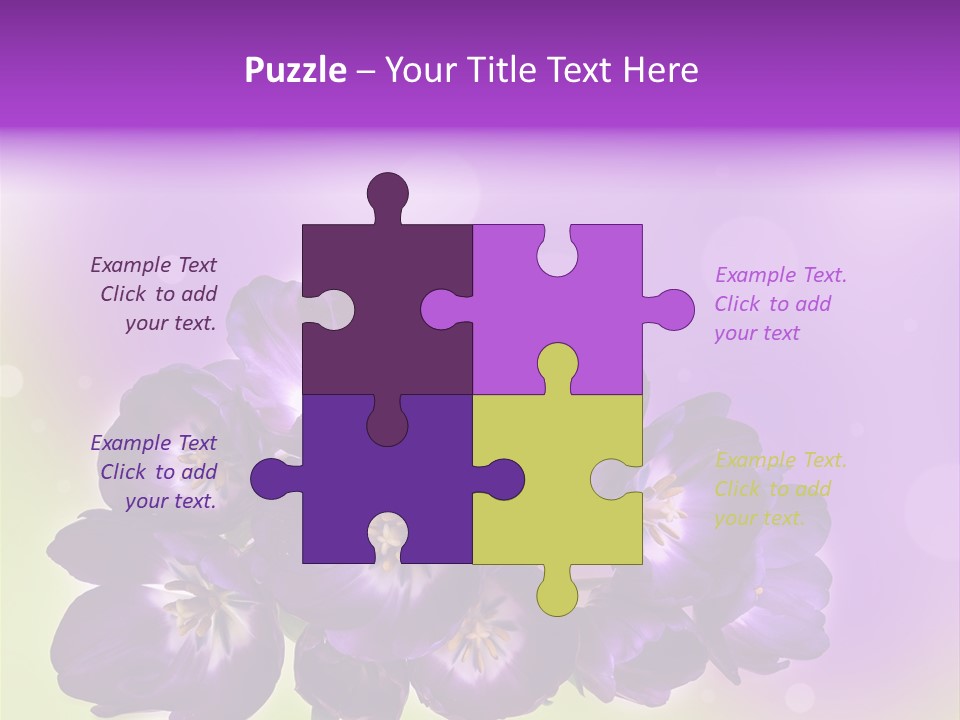 Bunch Of Blossom Sweet PowerPoint Template