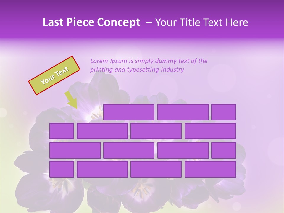 Bunch Of Blossom Sweet PowerPoint Template