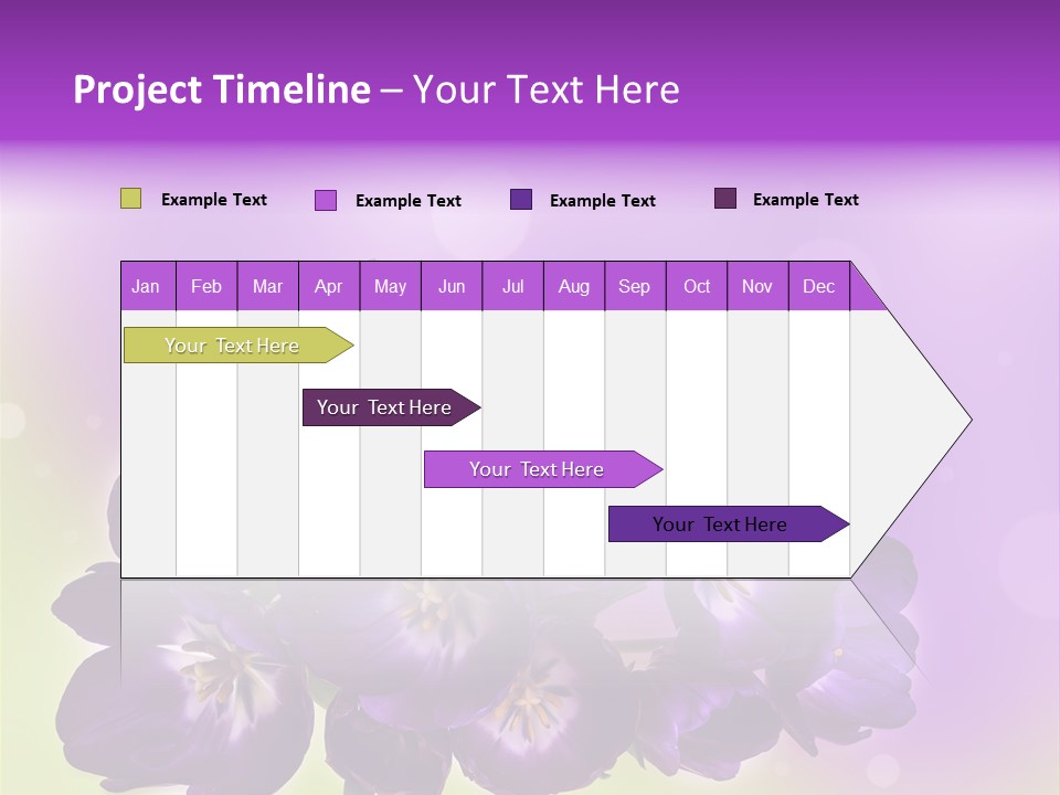 Bunch Of Blossom Sweet PowerPoint Template