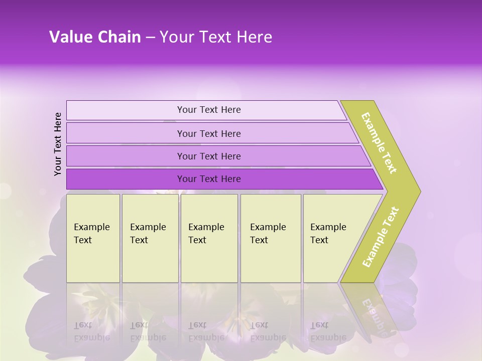 Bunch Of Blossom Sweet PowerPoint Template