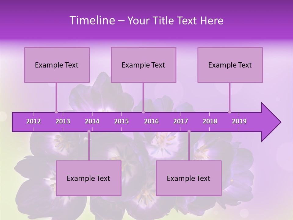 Bunch Of Blossom Sweet PowerPoint Template
