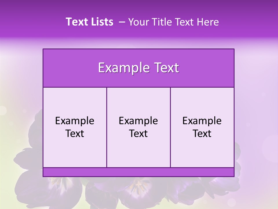 Bunch Of Blossom Sweet PowerPoint Template