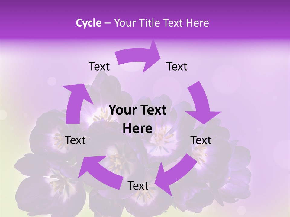 Bunch Of Blossom Sweet PowerPoint Template