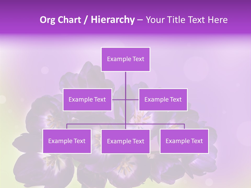 Bunch Of Blossom Sweet PowerPoint Template