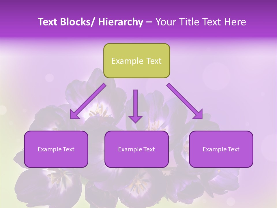 Bunch Of Blossom Sweet PowerPoint Template