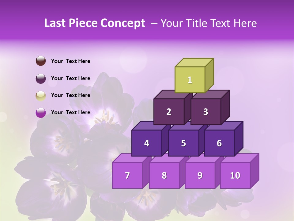 Bunch Of Blossom Sweet PowerPoint Template