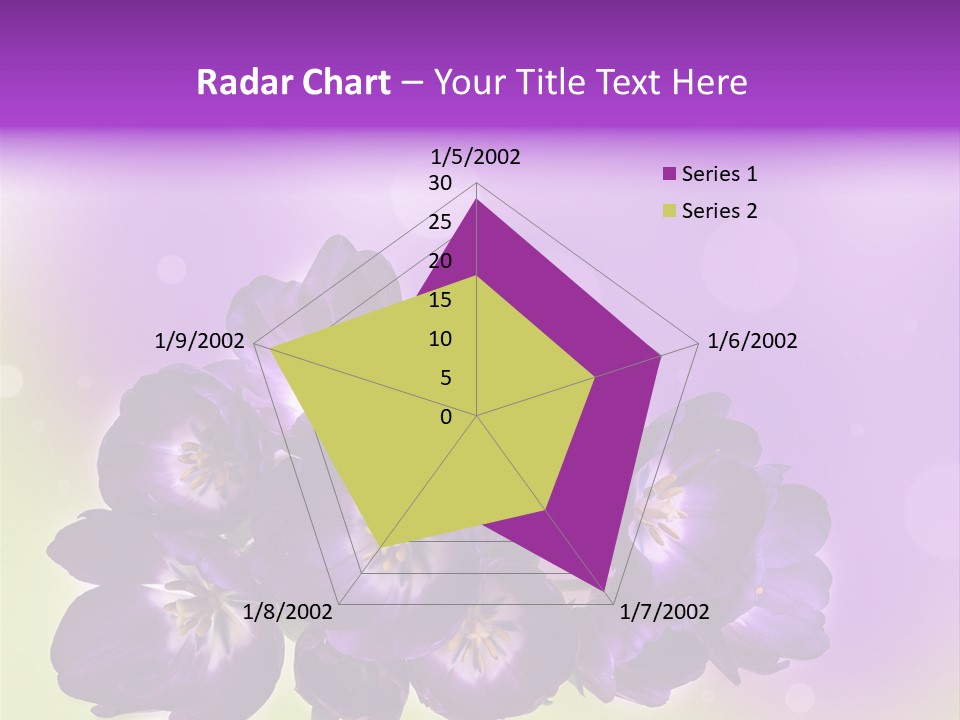 Bunch Of Blossom Sweet PowerPoint Template
