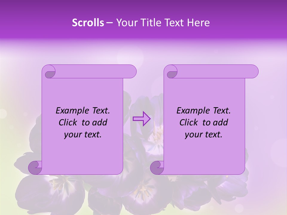 Bunch Of Blossom Sweet PowerPoint Template