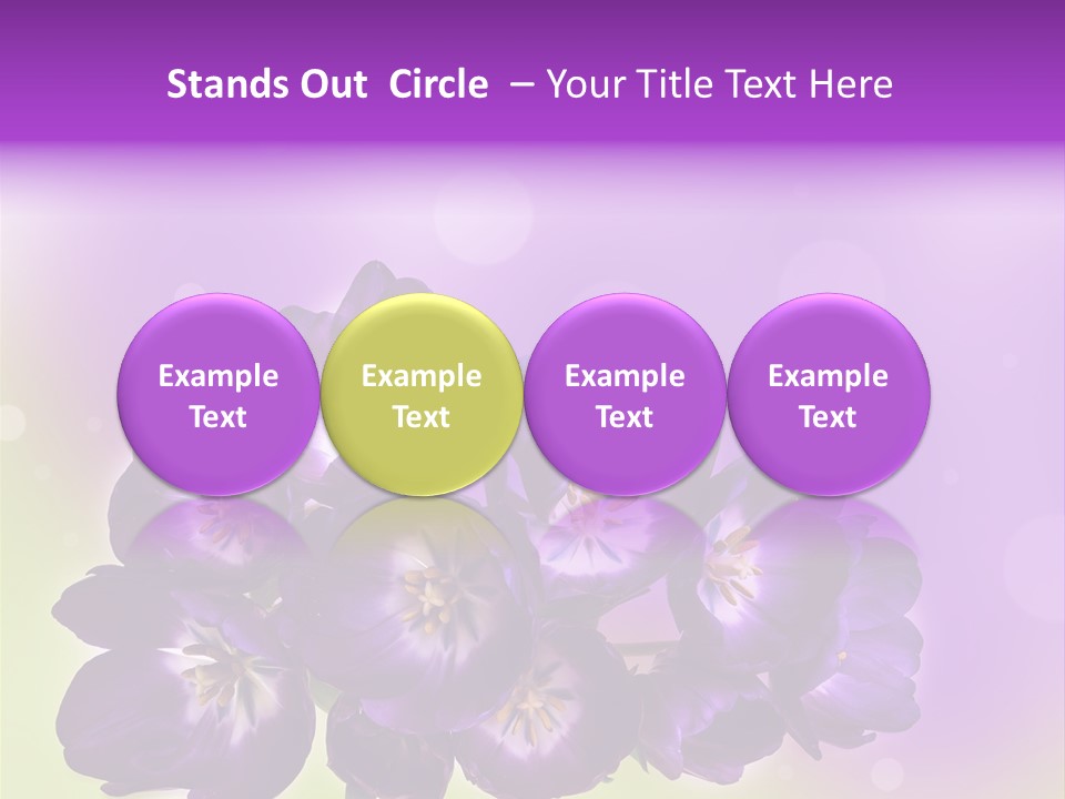 Bunch Of Blossom Sweet PowerPoint Template