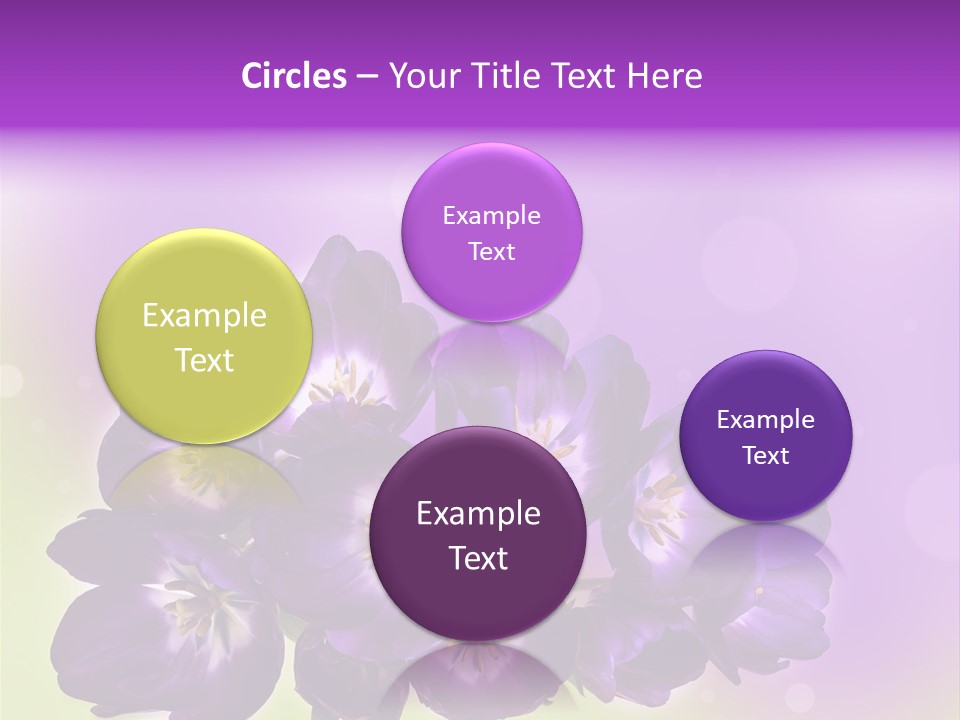 Bunch Of Blossom Sweet PowerPoint Template