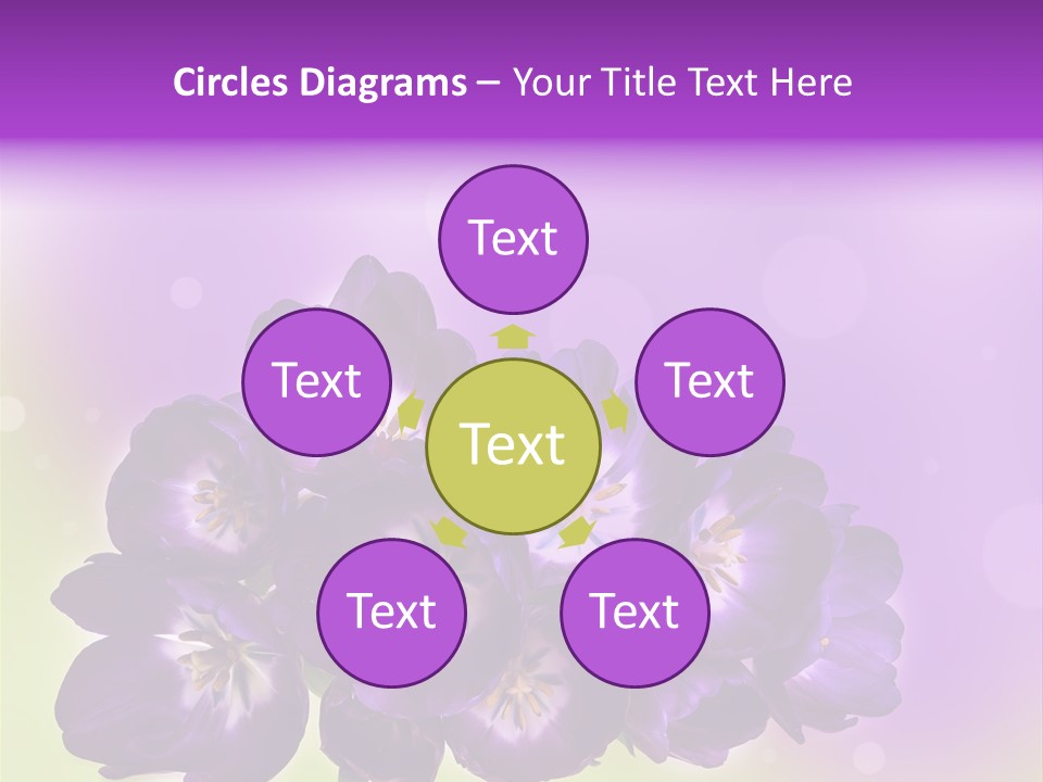 Bunch Of Blossom Sweet PowerPoint Template