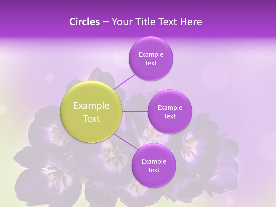 Bunch Of Blossom Sweet PowerPoint Template