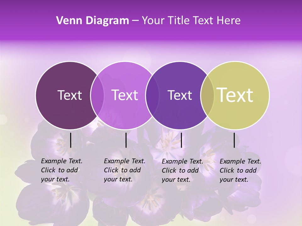 Bunch Of Blossom Sweet PowerPoint Template