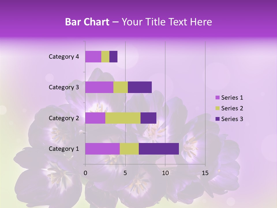 Bunch Of Blossom Sweet PowerPoint Template