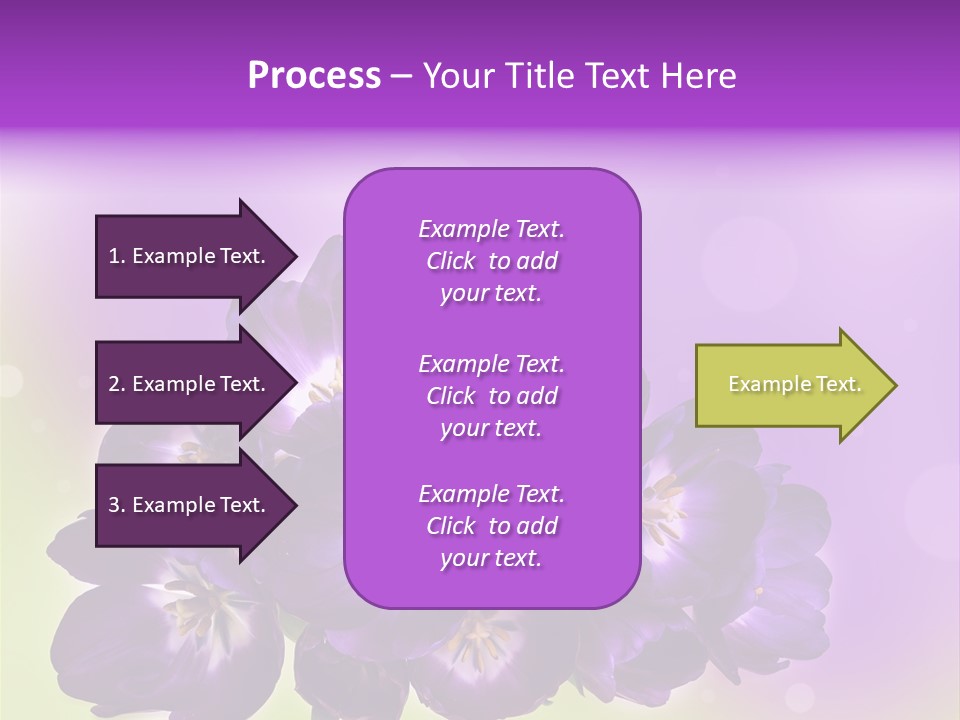 Bunch Of Blossom Sweet PowerPoint Template