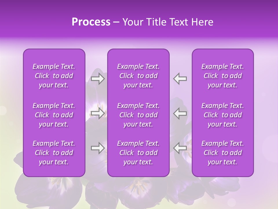 Bunch Of Blossom Sweet PowerPoint Template