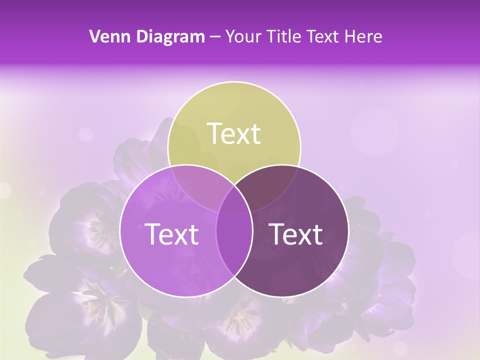 Bunch Of Blossom Sweet PowerPoint Template