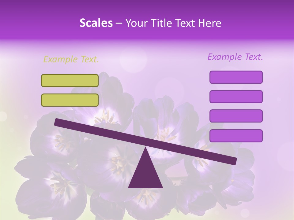 Bunch Of Blossom Sweet PowerPoint Template