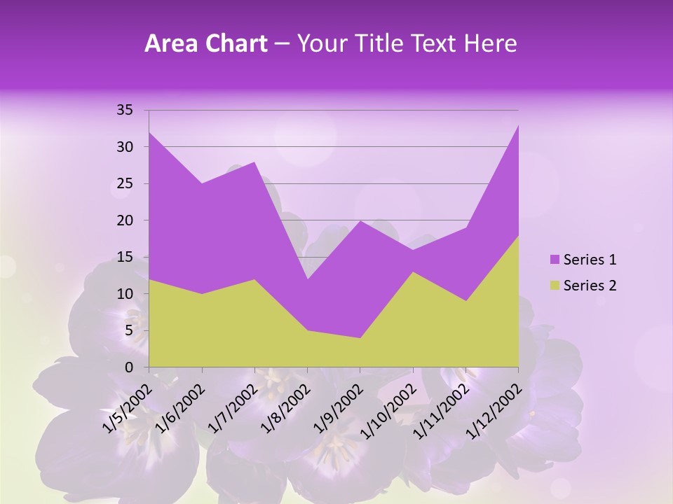 Bunch Of Blossom Sweet PowerPoint Template