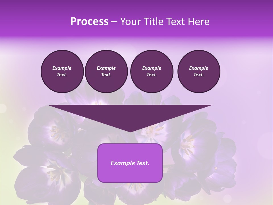 Bunch Of Blossom Sweet PowerPoint Template