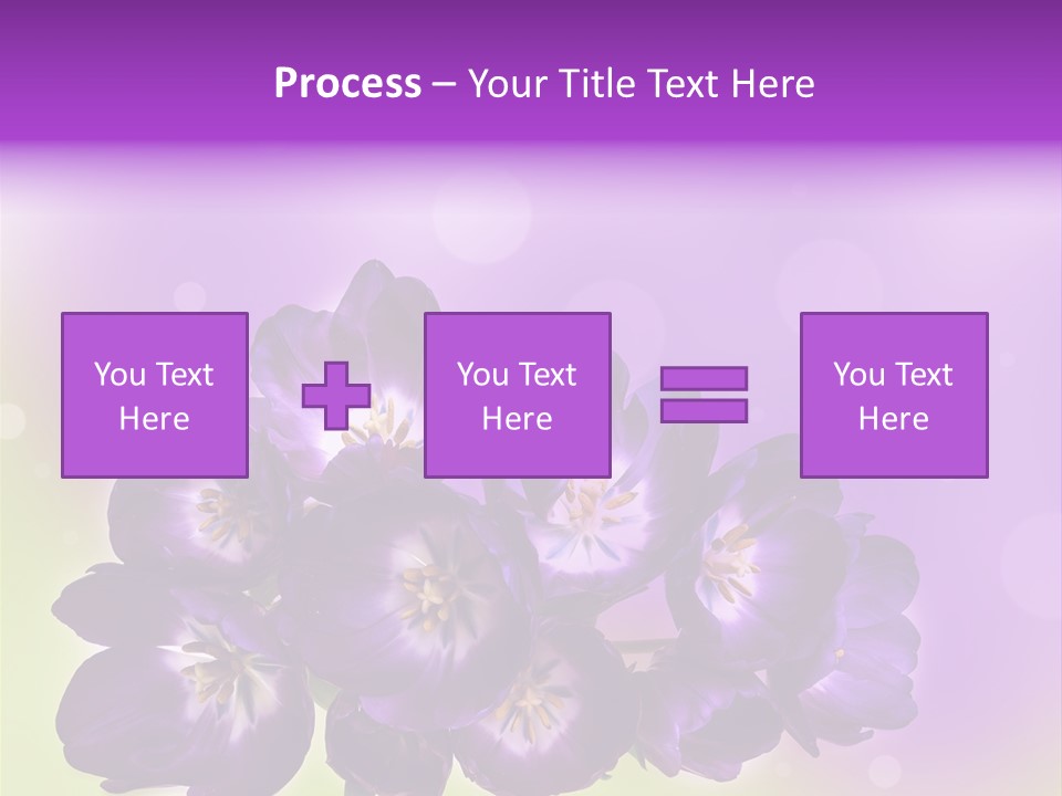 Bunch Of Blossom Sweet PowerPoint Template