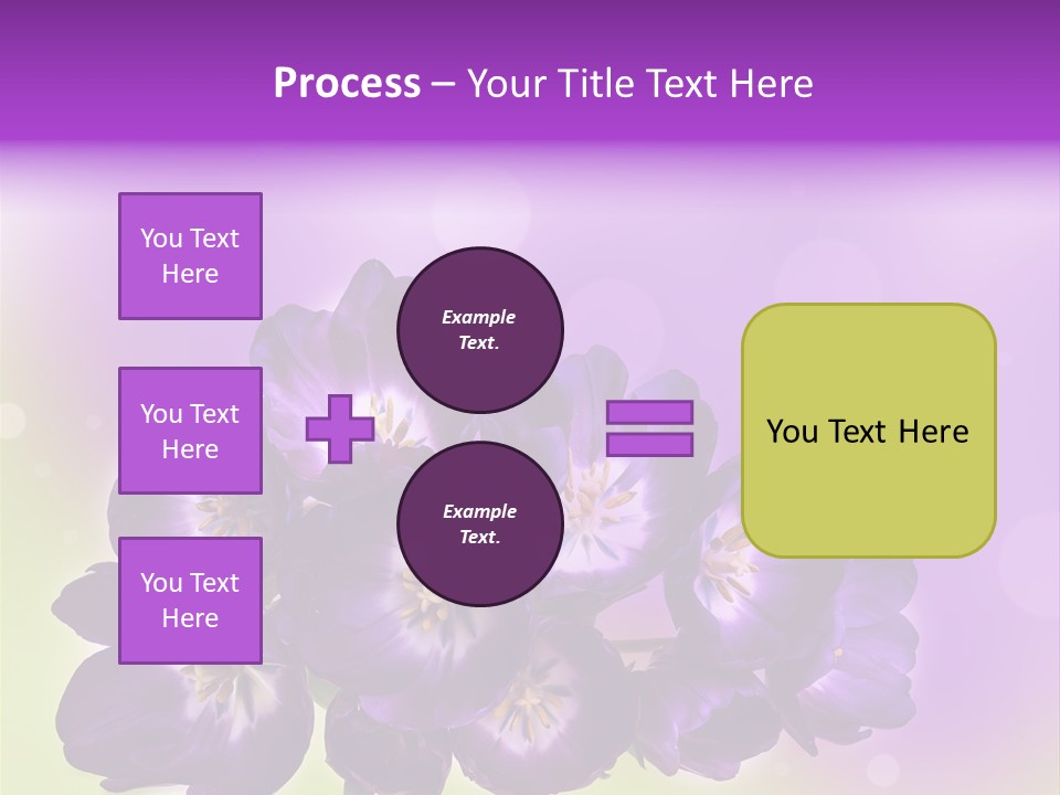 Bunch Of Blossom Sweet PowerPoint Template