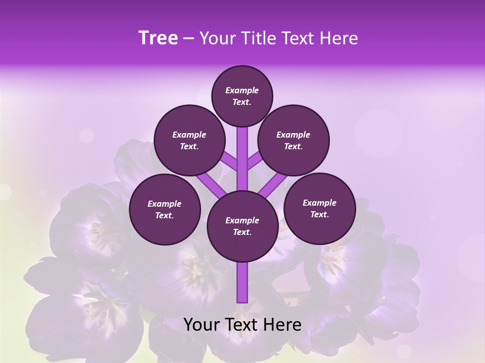 Bunch Of Blossom Sweet PowerPoint Template