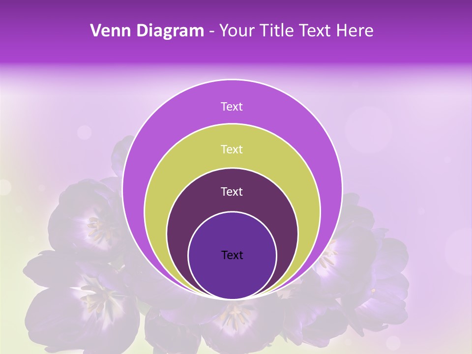 Bunch Of Blossom Sweet PowerPoint Template